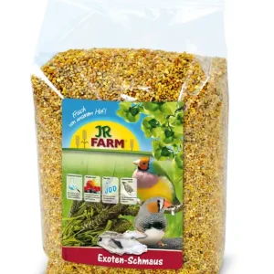 Sparpaket 2 x 1 kg JR Farm Exoten-Schmaus Vogel Hauptfutter Neu Im Sortiment